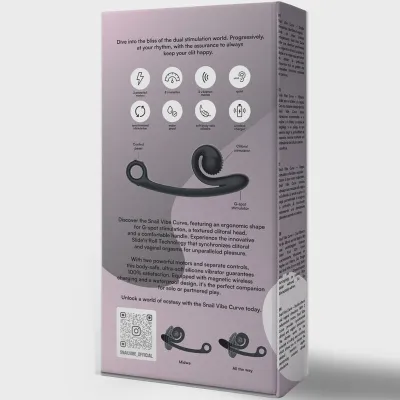 Curvy Vibrator Schwarz | Snail Vibe
