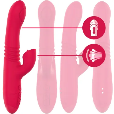 Dua Vibrator Up & Down Mit Roter Zunge | Intense