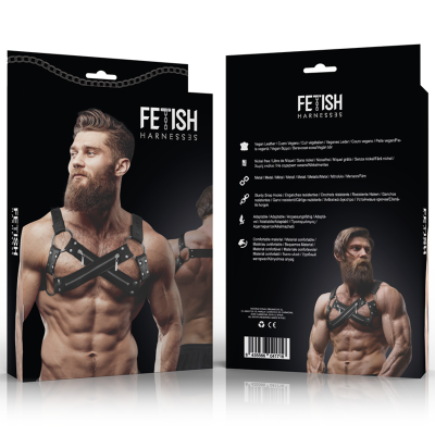 Verstellbarer Neopren Cross Over Brustgurt | Fetish Submissive