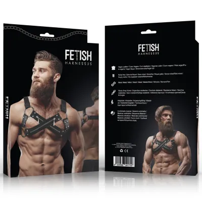 Neopren Cross Over Brustgurt – Fetish Submissive