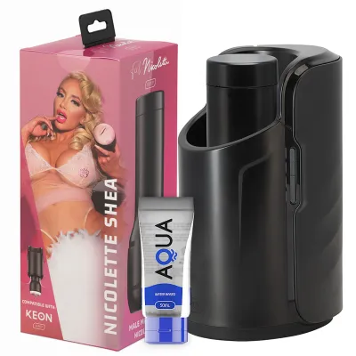 Keon + Feel Nicolette Shea Stroker + Aqua Quality Lube 50ml – Kiiroo