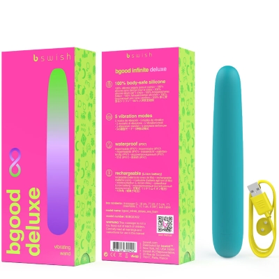 Bgood Infinite Deluxe Silikonvibrator Blau | B Swish
