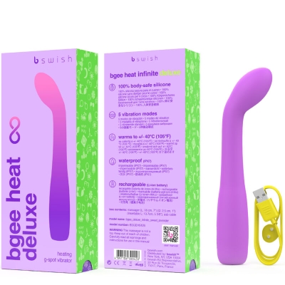 Bgee Heat Infinite Deluxe Silikonvibrator Lavendel | B Swish