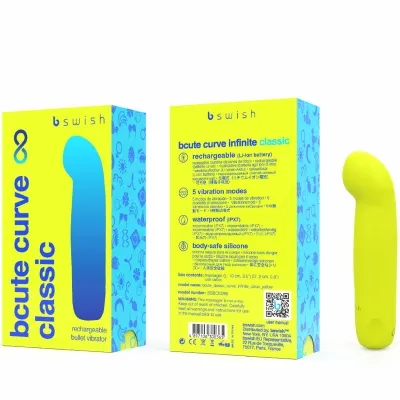 Bcute Curvy Infinite Classic Silikonvibrator Gelb – B Swish