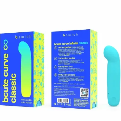 Bcute Curvy Infinite Classic Silikonvibrator Blau – B Swish