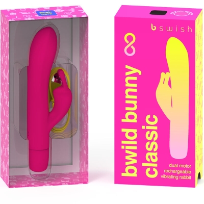 Bwild Bunny Infinite Classic Silikonvibrator Rosa | B Swish