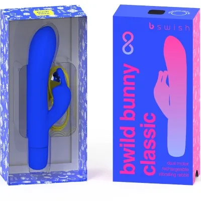 Bwild Bunny Infinite Classic Silikonvibrator Blau – B Swish