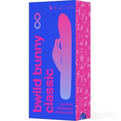 Bwild Bunny Infinite Classic Silikonvibrator Blau – B Swish