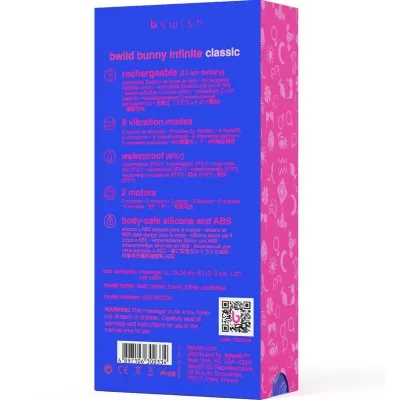 Bwild Bunny Infinite Classic Silikonvibrator Blau – B Swish