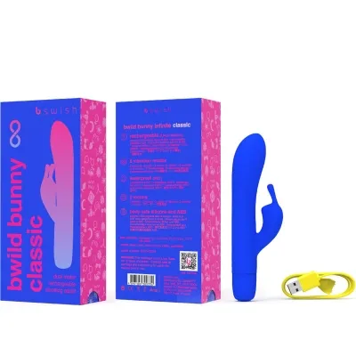 Bwild Bunny Infinite Classic Silikonvibrator Blau – B Swish