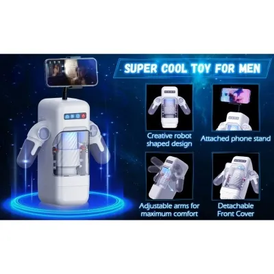 Game Cup Thrusting Vibration Masturbator Black