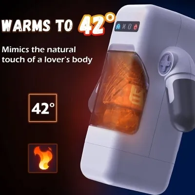 Game Cup Thrusting Vibration Masturbator Black