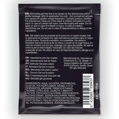 Erektionsverbesserendes Gel Mit Kalt - Heiss - Effekt 4ml – Spartan