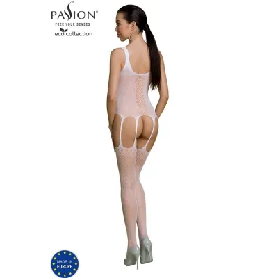 Eco Collection Bodystocking Bs007 White – passion