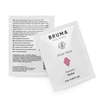 Aloe Vera Gleitgel Zuckerwatte Geschmack 6ml – Bruma