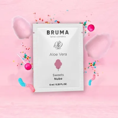 Aloe Vera Gleitgel Zuckerwatte Geschmack 6ml – Bruma