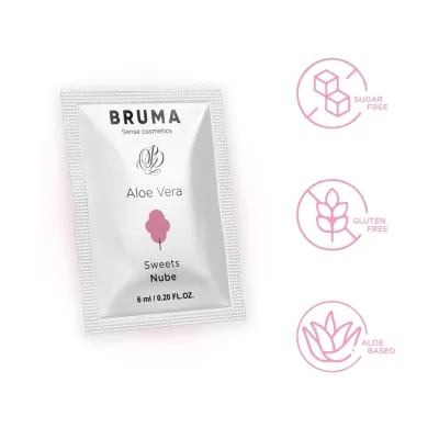 Aloe Vera Gleitgel Zuckerwatte Geschmack 6ml – Bruma