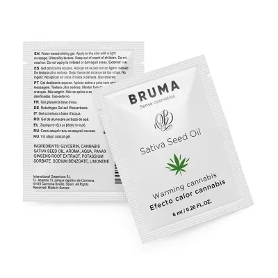 Sativa Seed Oil Lubricant Warming Cannabis Flavor 6ml – Bruma