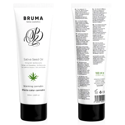 Sativa Seed Oil Lubricant with Warming Effect + Cannabis Flavor 100ml – Bruma