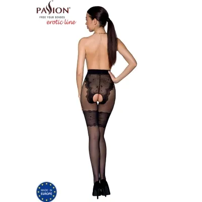 Tiopen 013 Medias Schwarz 1/2 (20/40 Den) – Passion