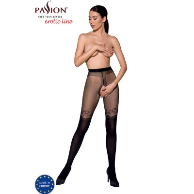 Tiopen 012 Strumpf Schwarz 3/4 (20/40 Den) | Passion