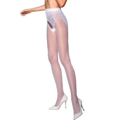 Tiopen 006 Medias Blanco 1/2 (30 Den) – Passion
