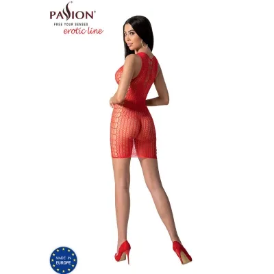 Bs097 Bodystocking Red Os – passion