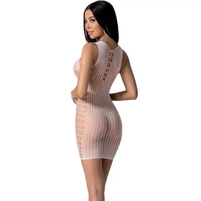 Bs097 Bodystocking White Os – passion