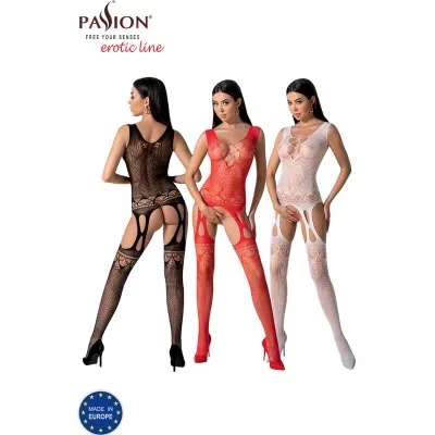 Bs099 Bodystocking Black Os – passion
