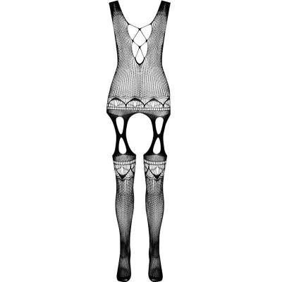 Bs099 Bodystocking Black Os – passion