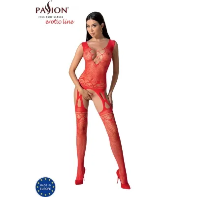 Bs099 Bodystocking Red Os – passion