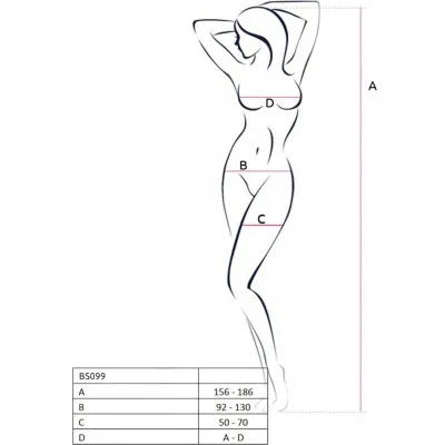 Bs099 Bodystocking White Os – passion