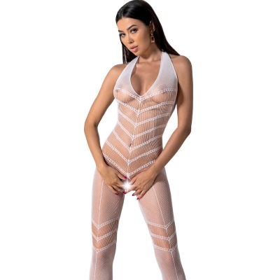 Bs100 Bodystocking Weiss OneSize | Passion