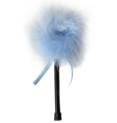 Hellblauer Marabou Federkitzler | Secretplay