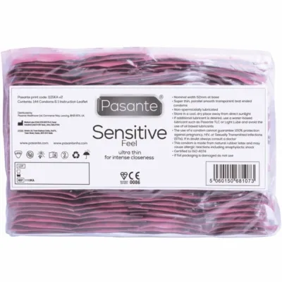 Sensitive condoms, 144 pcs. – Pasante