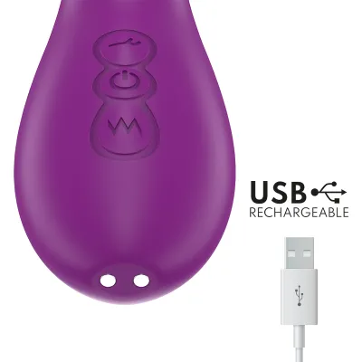 Apolo Vibrator 7 Modi Mit Lila Zunge | Intense