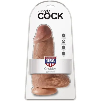 Chubby Realistischer Penis 23cm Karamell – King Cock