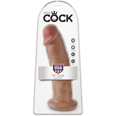 Realistischer Penis 24cm Karamell | King Cock | King Cock
