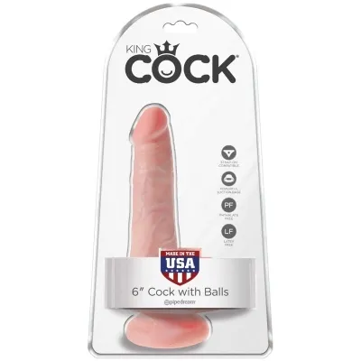 Realistischer Penis Mit Eier 13,5cm Leicht – King Cock