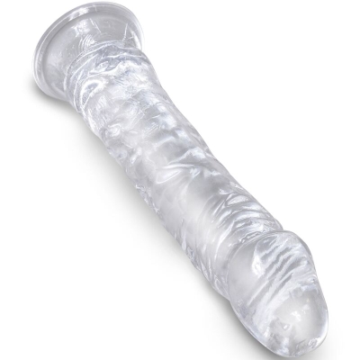 Realistischer Penis 19,7cm Transparent | King Cock