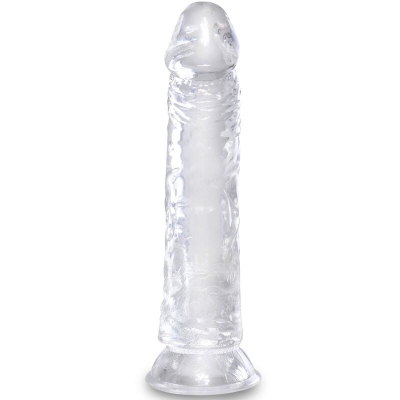 Realistischer Penis 19,7cm Transparent | King Cock
