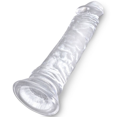Realistischer Penis 19,7cm Transparent | King Cock