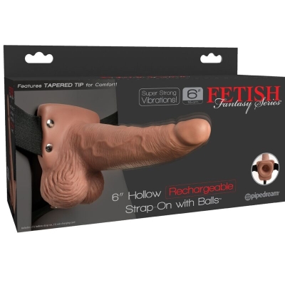 Gurt Mit Vibrator Penis Und Hoden Wiederaufladbar 15cm | Fetish Fantasy