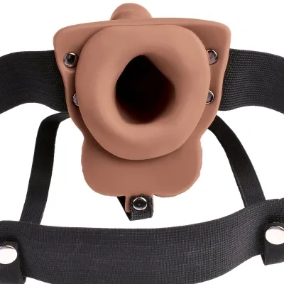 Harness Mit Vibrator Penis & Hoden 15cm – Fetish Fantasy