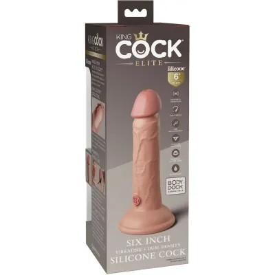 Realistischer Vibrationsdildo 15,2cm – King Cock