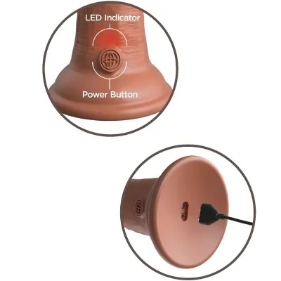 Realistischer Vibrationsdildo 15,2cm Candy – King Cock