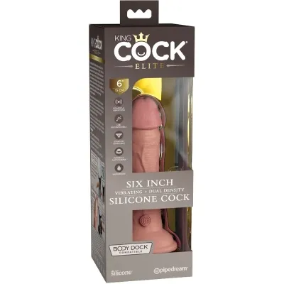 Realistischer Vibrationsdildo 15,2cm – King Cock