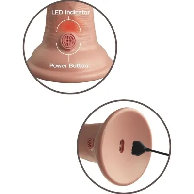 Realistischer Vibrationsdildo 20,3cm – King Cock