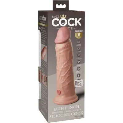 Realistischer Vibrationsdildo 20,3cm – King Cock
