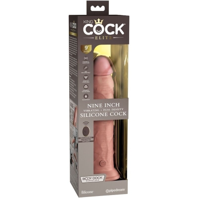 Realistischer Vibrator Mit Fernbedienung 23cm | King Cock
